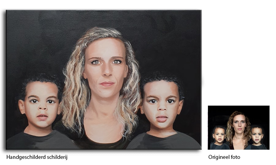 schilderij van foto schilderen